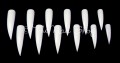 Extra Long White Pointed Claw Nail Tips (5cm) - Pack of 12