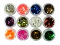 Hexagonal Laser Nail Glitter for Acrylic/Gel Nail Art (12 Colours)